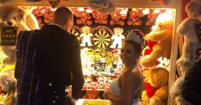 Scots groom celebrates wedding day with trip to Blackpool - with first dance in arcade to beat Covid rules - www.dailyrecord.co.uk - Scotland - city Lancashire