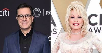 Stephen Colbert Breaks Down in Tears After Dolly Parton’s Heartfelt Song on ‘The Late Show’ - www.usmagazine.com