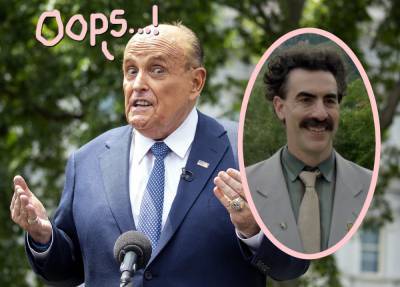 Rudy Giuliani Caught On Camera Touching Himself In Front Of A Young Reporter In Borat 2! - perezhilton.com - New York