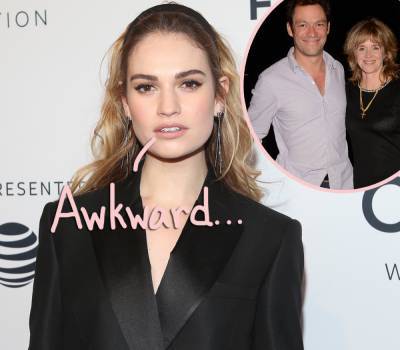 Lily James Thought Dominic West’s Marriage Was Over! Ouch! - perezhilton.com