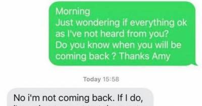 Woman shares 'creepy' messages from builder after he left halfway through job - www.dailyrecord.co.uk