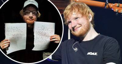 Ed Sheeran Made In Suffolk auction sees singer's items go up for sale - www.msn.com - county Suffolk