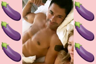 Kelly Ripa Accidentally Shows Off Hubby Mark Consuelos’ HUGE Package On Instagram! - perezhilton.com