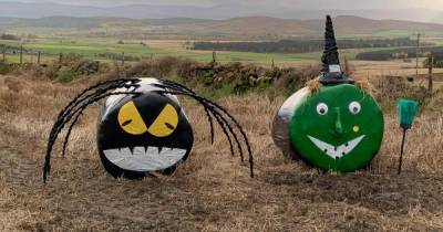 Scots farmer makes spooky hay bales for local kids after 'guising ban - www.dailyrecord.co.uk - Scotland