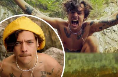 Harry Styles Goes Shirtless For Sun-Kissed Golden Music Video -- WATCH! - perezhilton.com