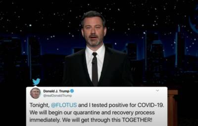 Jimmy Kimmel Blasts COVID-Positive Trump’s Mockery Of Masks - etcanada.com