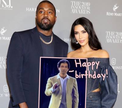 Kanye West Got Kim Kardashian A Hologram Of Her Late Father Robert Kardashian For Her Birthday! Magical Or Creepy?? - perezhilton.com