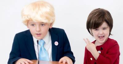 Scots siblings dress up as Nicola Sturgeon and Boris Johnson in ‘united front’ for Halloween - www.dailyrecord.co.uk - Scotland - county Johnson
