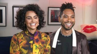 Miguel and Wife Nazanin Mandi on Their Sexy Savage X Fenty Moment (Exclusive) - www.etonline.com