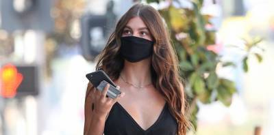 Camila Morrone Wears Silk, Black Dress While Shopping in Hollywood - www.justjared.com - Hollywood