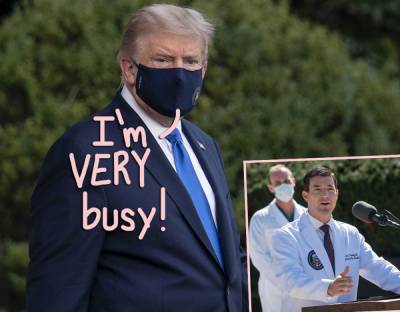 Donald Trump Accused Of Staging Phony ‘Work’ Pics While In Hospital Battling Coronavirus! - perezhilton.com - Washington