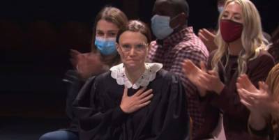 Kate McKinnon Pays Tribute to Ruth Bader Ginsburg in 'SNL' Season 46 Premiere - www.cosmopolitan.com