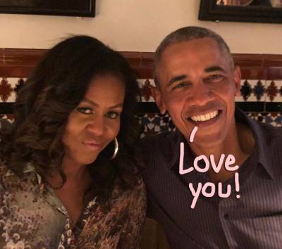 Barack & Michelle Obama Celebrate 28 Years With Adorable Anniversary Messages To Each Other! - perezhilton.com