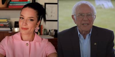 Halsey Says She Supports The Wealth Tax In Conversation with Bernie Sanders - www.justjared.com