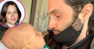 Penn Badgley Holds His and Domino Kirke’s Baby Boy in Sweet Father-Son Pic - www.usmagazine.com