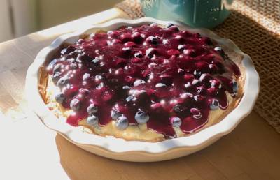 Featured Recipe: Blueberry Cream Cheese Pie - www.metroweekly.com