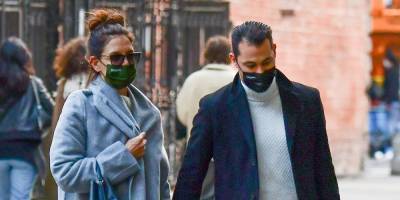 Katie Holmes & Emilio Vitolo Wear Matching Masks After Romantic Weekend Dinner Date - www.justjared.com - New York