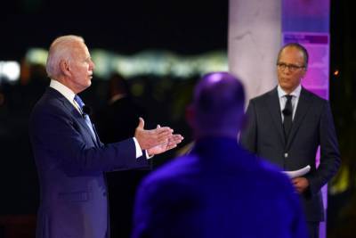 Energized Joe Biden Deftly Goes Old School In NBC News Town Hall Tonight As Election Looms – Review - deadline.com - Miami - county Hall - county Holt