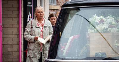 A funeral is held for Todd in dramatic Coronation Street scenes - www.manchestereveningnews.co.uk - county Todd