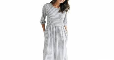 This Top-Rated Midi Dress Is Made for the Start of Fall - www.usmagazine.com