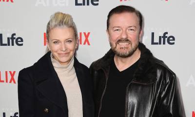 Ricky Gervais surprises fans after fostering feline 'little beauty' - hellomagazine.com