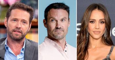 Jason Priestley, Ian Ziering and More ‘Beverly Hills, 90210’ Stars React to Jessica Alba’s No Eye Contact Claim - www.usmagazine.com