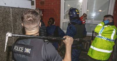 Four arrested in dawn raids after man is run over and stabbed in the face leaving him with life changing injuries - www.manchestereveningnews.co.uk - Manchester