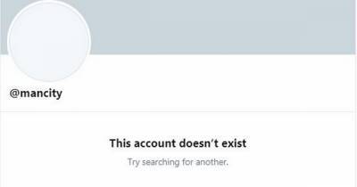 Man City confuse fans as their main Twitter account disappears - www.manchestereveningnews.co.uk - city Inboxmanchester