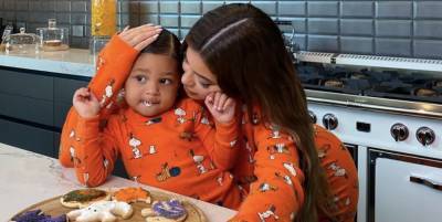 Stormi Webster Baking Halloween Cookies With Kylie Jenner Is the Cutest Thing You'll See This Week - www.elle.com