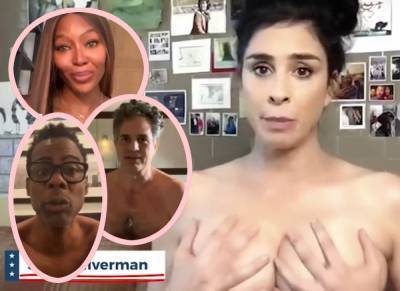 Sarah Silverman, Amy Schumer, & More Celebs Get Naked For Voting PSA - perezhilton.com