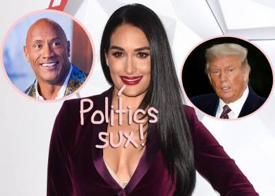 Nikki Bella Responds To Political Backlash From Promoting The Rock’s New Book By… Not Taking A Stand! - perezhilton.com