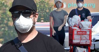 Jack Osbourne and girlfriend Aree Gearhart don face masks in LA - www.msn.com
