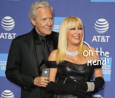 Suzanne Somers Reveals She Had Neck Surgery After Falling Down The Stairs At Home — OH NO! - perezhilton.com
