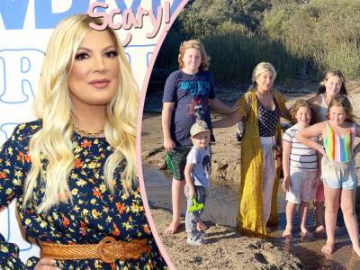 Tori Spelling & Kids ‘Unharmed’ After ‘Man With A Machine Gun’ Started Shooting At Hotel! - perezhilton.com