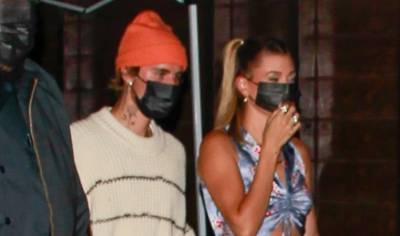 Justin & Hailey Bieber Step Out for Thursday Night Dinner at Craig's! - www.justjared.com