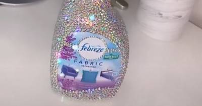 Scotland's male Mrs Hinch envy of fans with personalised crystal-encrusted Febreze bottle - www.dailyrecord.co.uk - Scotland