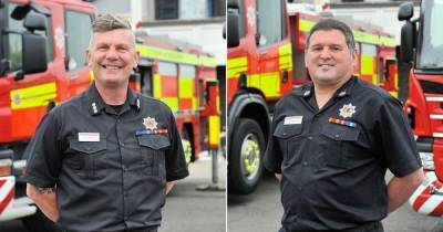 Memories sparked as two long-serving Perth fire chiefs retire - www.dailyrecord.co.uk