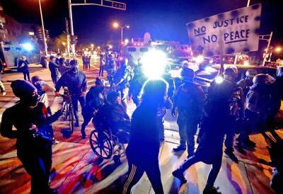 Daily Caller reporters say cops beat them with nightsticks during Wauwatosa protest - www.foxnews.com - Wisconsin