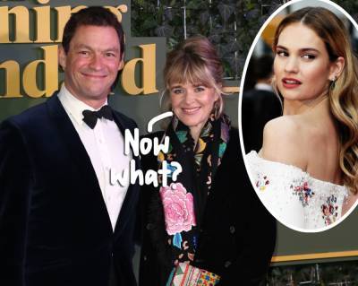 Dominic West's Wife Holding 'Family Crisis Meetings' To Figure Out Next Steps Post-Lily James Kissing Photos - perezhilton.com - Ireland