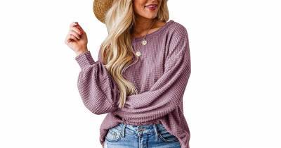 Find Out Why Shoppers Are Calling This Waffle Knit Top a ‘Must-Have’ - www.usmagazine.com