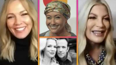 Tori Spelling & Jennie Garth on Shannen Doherty's Cancer Battle and Honoring Luke Perry (Exclusive) - www.etonline.com