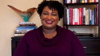 Stacey Abrams Reflects on Historic Democratic Victory and Helping Turn Georgia Blue for Joe Biden - www.etonline.com - county Peach