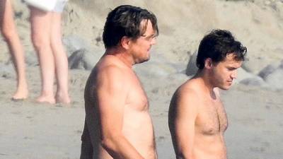 Leonardo DiCaprio, 45, Goes Shirtless While Hitting The Beach With Emile Hirsch In Rare Photos - hollywoodlife.com - Hollywood - Malibu