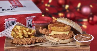 KFC adds incredible new gravy burger to their festive menu in time for Christmas - www.ok.co.uk