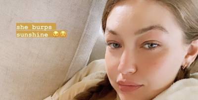 Gigi Hadid Shares First Selfie With Her Baby Girl, Showing Off Their Mother-Daughter Style - www.elle.com