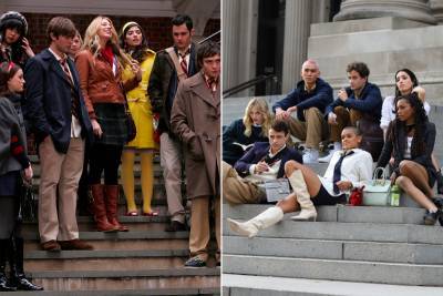Blake Lively - Leighton Meester - Penn Badgley - Hbo Max - Blair Waldorf - Eli Brown - Zion Moreno - ‘Gossip Girl’ reboot shares first look at new cast on set at Met - nypost.com - Jordan