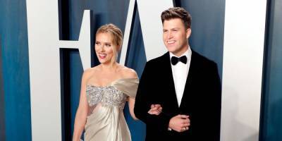 Scarlett Johansson Flaunted Her Massive New Gold Wedding Band in New York - www.harpersbazaar.com - New York