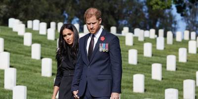 Inside Duchess Meghan and Prince Harry’s Remembrance Sunday L.A. Cemetery Visit - www.elle.com - Los Angeles