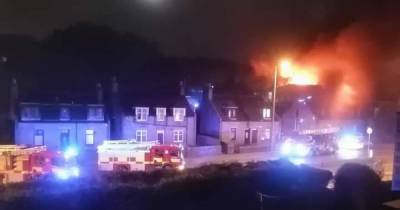 Fire crews battle inferno at former Scots primary school as black plumes billow into the sky - www.dailyrecord.co.uk - Scotland - city Aberdeen