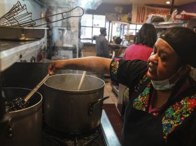 Bronx restaurant becomes soup kitchen to help community during pandemic - www.foxnews.com - Mexico - county Bronx